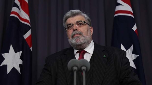 Human Services Minister Kim Carr resigns from the position.