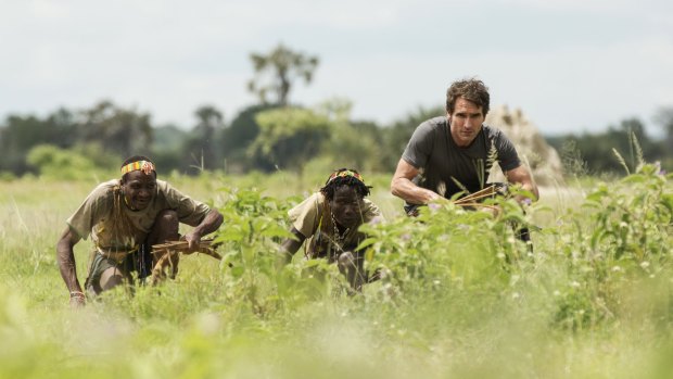 Hunting with the Hadza tribe, Sampson is terrified of feeling a prick.