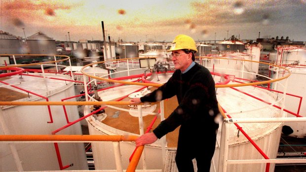 A manager at the Coode Island petrochemical storage facility.