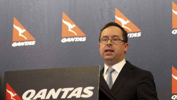 Threatened ... Alan Joyce has been lobbying the government and the opposition over Etihad's push into Virgin.