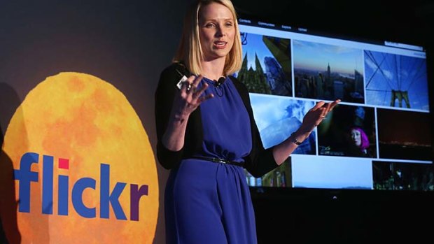 Yahoo CEO Marissa Mayer speaks about Flickr's redesign.