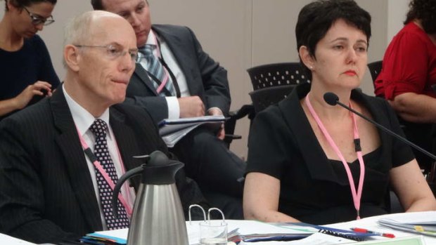 Acting CMC chair Ken Levy and Acting Misconduct Assistant Commissioner Kathleen Florian