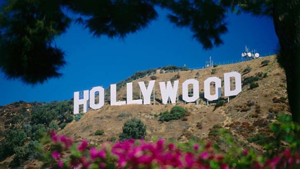 Iconic ... the Hollywood sign.