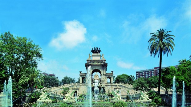 City heart: The Cascada Fountain in the Parc de la Ciutadella.