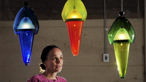 Curator of the GlassXDesign exhibition at the Canberra Glassworks, Magda Keaney.