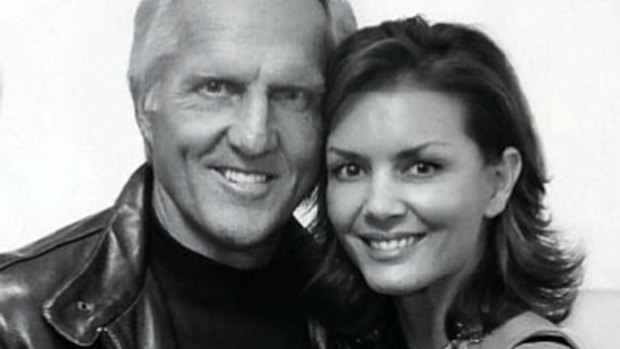 Portrait of love ... Greg Norman and Kirsten Kutner pose for New Idea.