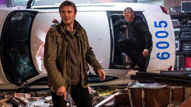 It drives itself: Liam Neeson and Joel Kinnaman contend with local gangs in Jaume Collet-Serra's predictable thriller.