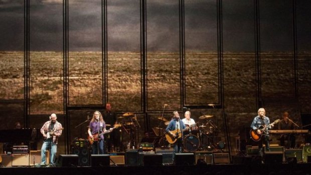 Legendary American rockers the Eagles opened their Australian tour in Perth on Wednesday night.