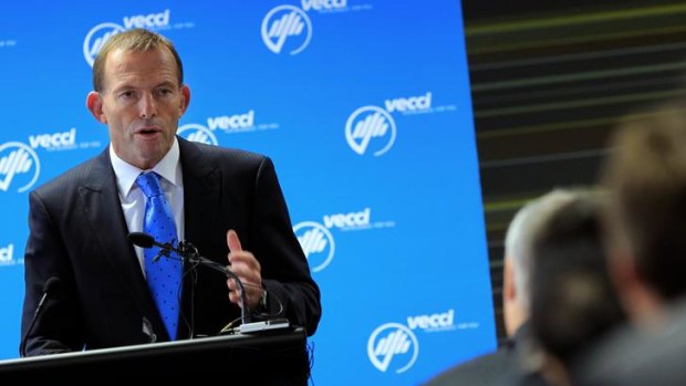 Tony Abbott has accused the Gillard government of behaving like ''an alternative opposition'' in a speech in Melbourne.