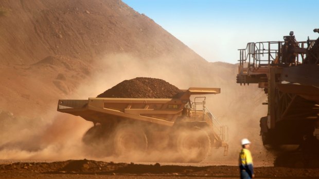 The price of iron ore has declined by nearly 50 per cent this year.