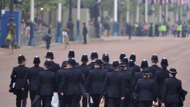 Move along &#8230; London will have a strong police presence.