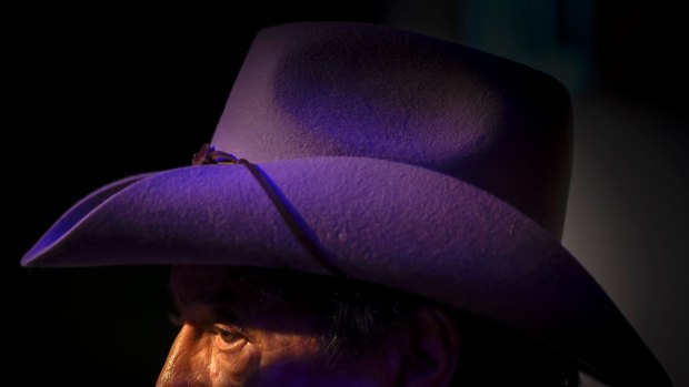 Molly Meldrum at the announcement of The Australian Music Vault, a new exhibition space dedicated to sharing the story of Australian contemporary music at The Arts Centre.