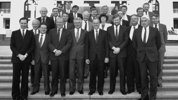 The Labor Cabinet 1986-87.