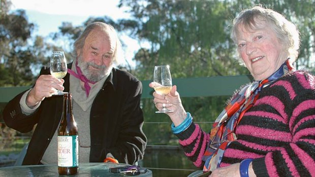 Chef and author Peter Russell-Clarke and his wife, Jan.