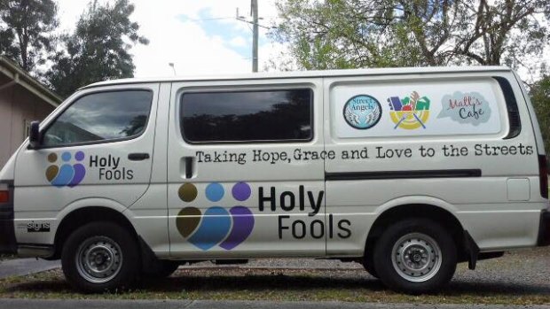 The Holy Fools food van.