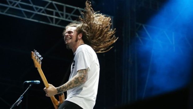 Hungry: Luke Henery of Violent Soho who have been nominated for best independent hard rock, heavy or punk album.