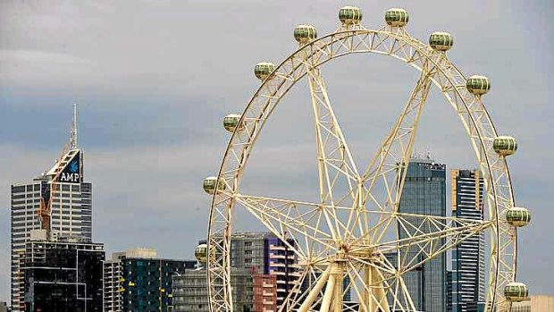 Melbourne's observation wheel.