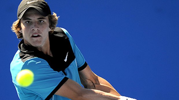 ''Wow, I just hit with Nadal''. Australian Ben Mitchell is having a great time at the Open.