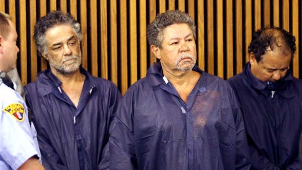 Onil Castro, left, Pedro Castro, center, and Ariel Castro, right. Ariel Castro was charged with four counts of kidnapping and three counts of rape. Pedro and Onil Castro, were later released without charge.