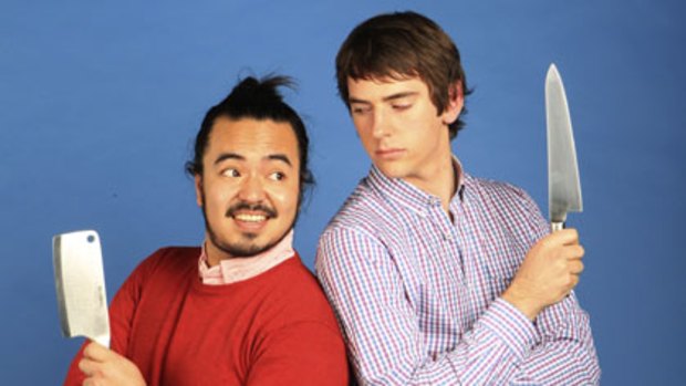 "There is no loser from this point on" ... Adam Liaw and Callum Hann vie for the title of <i>MasterChef</i>.