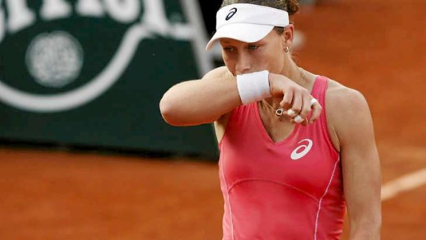 Samantha Stosur was Australia's last singles hopes in the French Open.