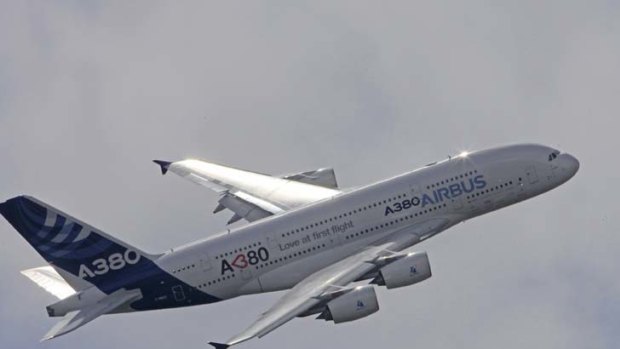 Fixing the cracks ... an Airbus A380.