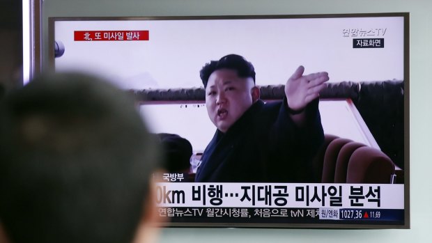 North Korea fired a short-range missile into the sea on April 1, Seoul officials said, hours after the US, South Korean and Japanese leaders warned the North it would face tougher sanctions if it continues with provocations. 