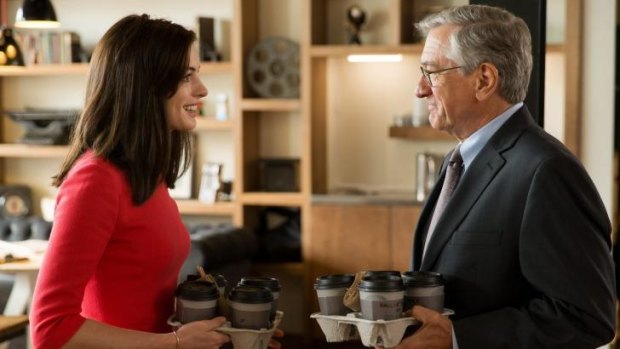 Generations collide in <i>The Intern</i>.