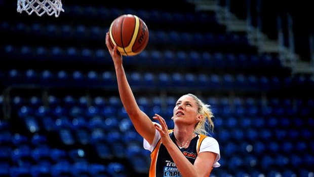 "I didn't stop being scared until Timmsy and Robyn Maher" ... Lauren Jackson.