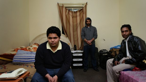 Indian students in their Sydney digs.