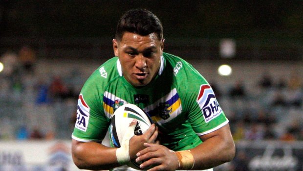 Raiders forward Josh Papalii will line up for the Kangaroos in Saturday night's Four Nations game against New Zealand.