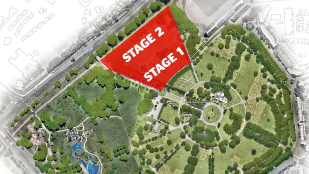 The Woden Cemetery Plan would see an additional three hectares for plots joined to the existing 11 hectare cemetery, 