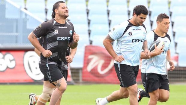Cronulla prop Andrew Fifita suffered an eye infection which hampered his pre-season campaign.