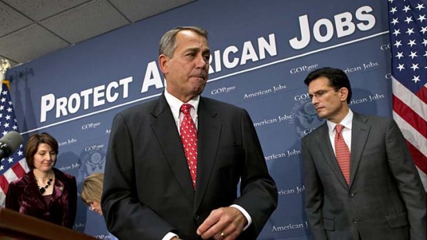 "Plan B" ... devised by US House Speaker, John Boehner.