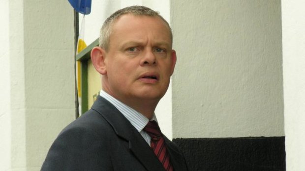 Martin Clunes in the title role of the long-running TV show  Doc Martin.