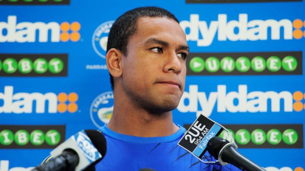 Excited to be back: Will Hopoate discusses his return to league.