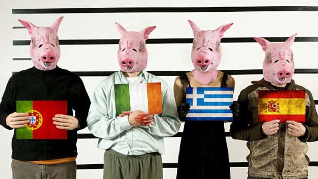 PIGS: Portugal, Ireland, Greece and Spain.