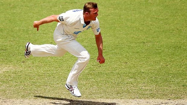 Doug Bollinger took an early wicket for the Blues.