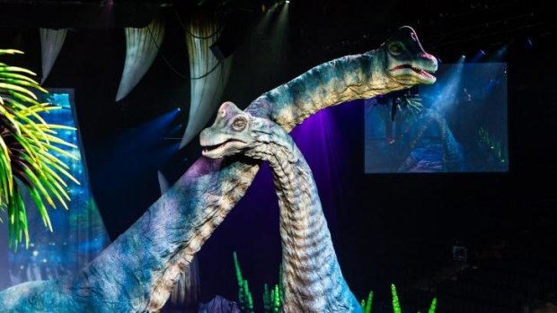Awe inspiring spectacle: <i>Walking with Dinosaurs- The Arena Spectacular</i>.