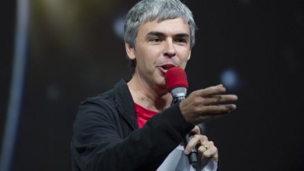 "Another great quarter": Google co-founder Larry Page put a positive spin on the results, even though shares in the tech giant fell by nearly 6 per cent after the results were released. .