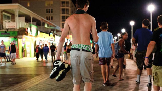 Ocean City Council Member Brent Ashley, not pictured, wants to prohibit the wearing of saggy pants and shorts on the Maryland community's popular oceanfront boardwalk.