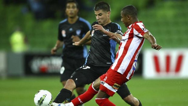 In demand &#8230; Terry Antonis impressed as a holding midfielder in matches against Melbourne Heart.