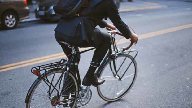 Bike-friendly features such as a button-up leg make sense for riders.