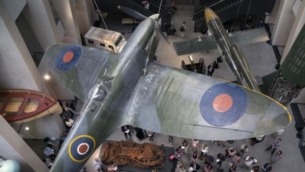 A general view of the main atrium at the Imperial War Museum
