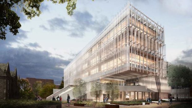 An artists' impression of the University of Melbourne’s $100 million Faculty of Architecture.