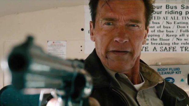 Arnold Schwarzenegger in <i>The Last Stand</i>.