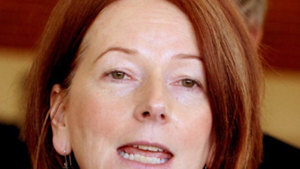 Julia Gillard ... focusing on the economy.