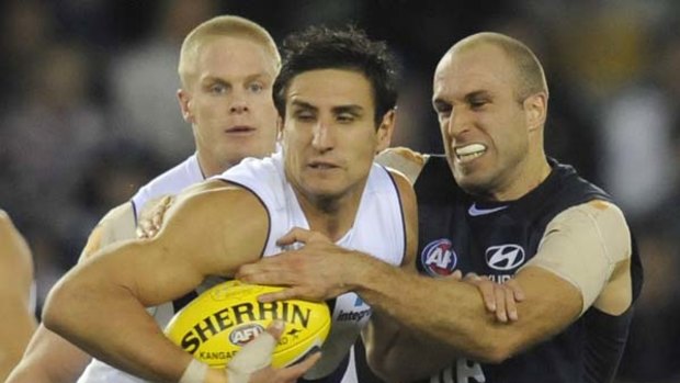 Fremantles Matthew Pavlich and Adam McPhee will be back to tackle Carlton's Chris Judd this Friday.