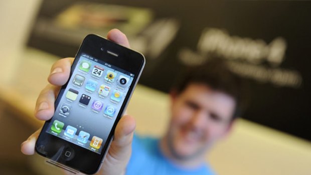 The prize ... Apple's iPhone 4 goes on sale.