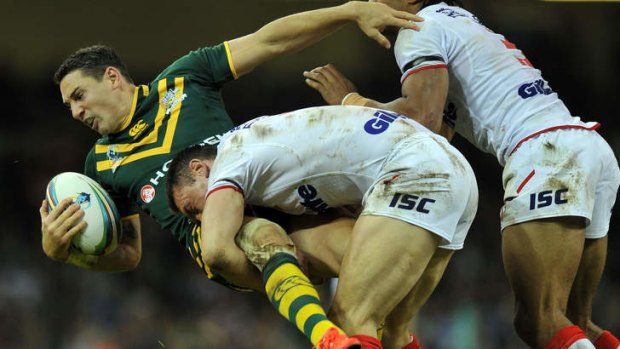 "That first 20 minutes was below par of where we should be": Billy Slater. Photo: AFP